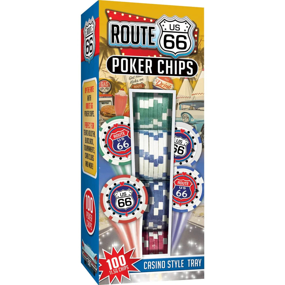 Route 66 11.5gm Poker Chips