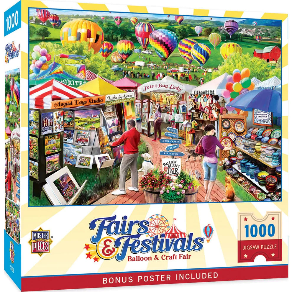 Balloon & Craft Fair 1000 Piece Fairs & Festivals Puzzle