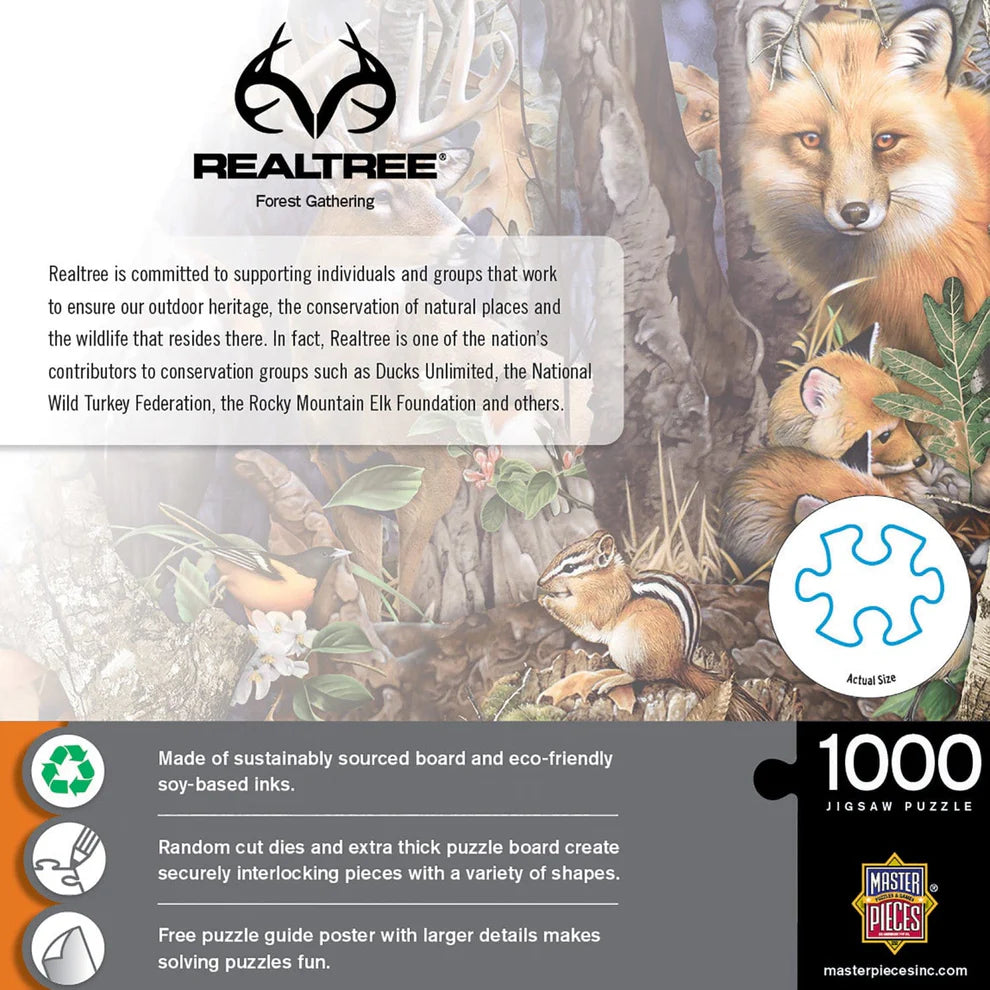 Forest Gathering 1000 Piece Realtree Puzzle