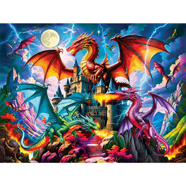 Triad of Fire 300 Piece Glow In The Dark Large Format Puzzle