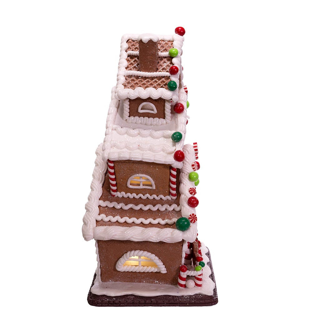 Gingerbread Cookie 3-Layer LED House