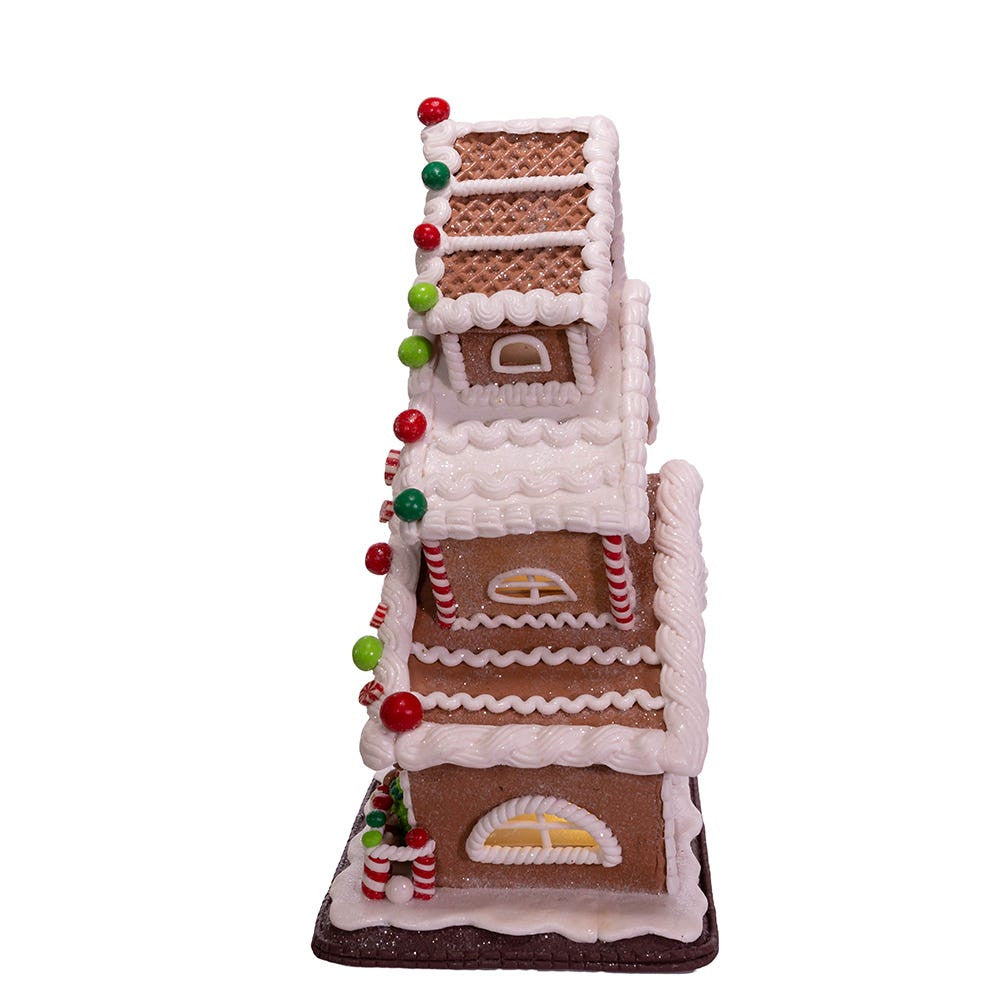 Gingerbread Cookie 3-Layer LED House