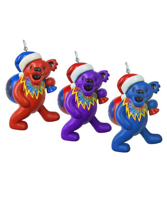 Grateful Dead™ Bear With Bag Ornament - (Single) Various Colors