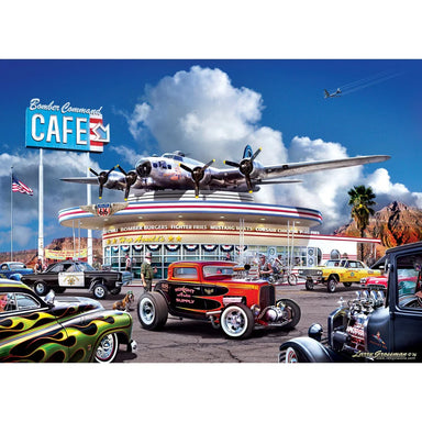 Bomber Command Cafe 1000 Piece Cruisin' Route 66 Puzzle
