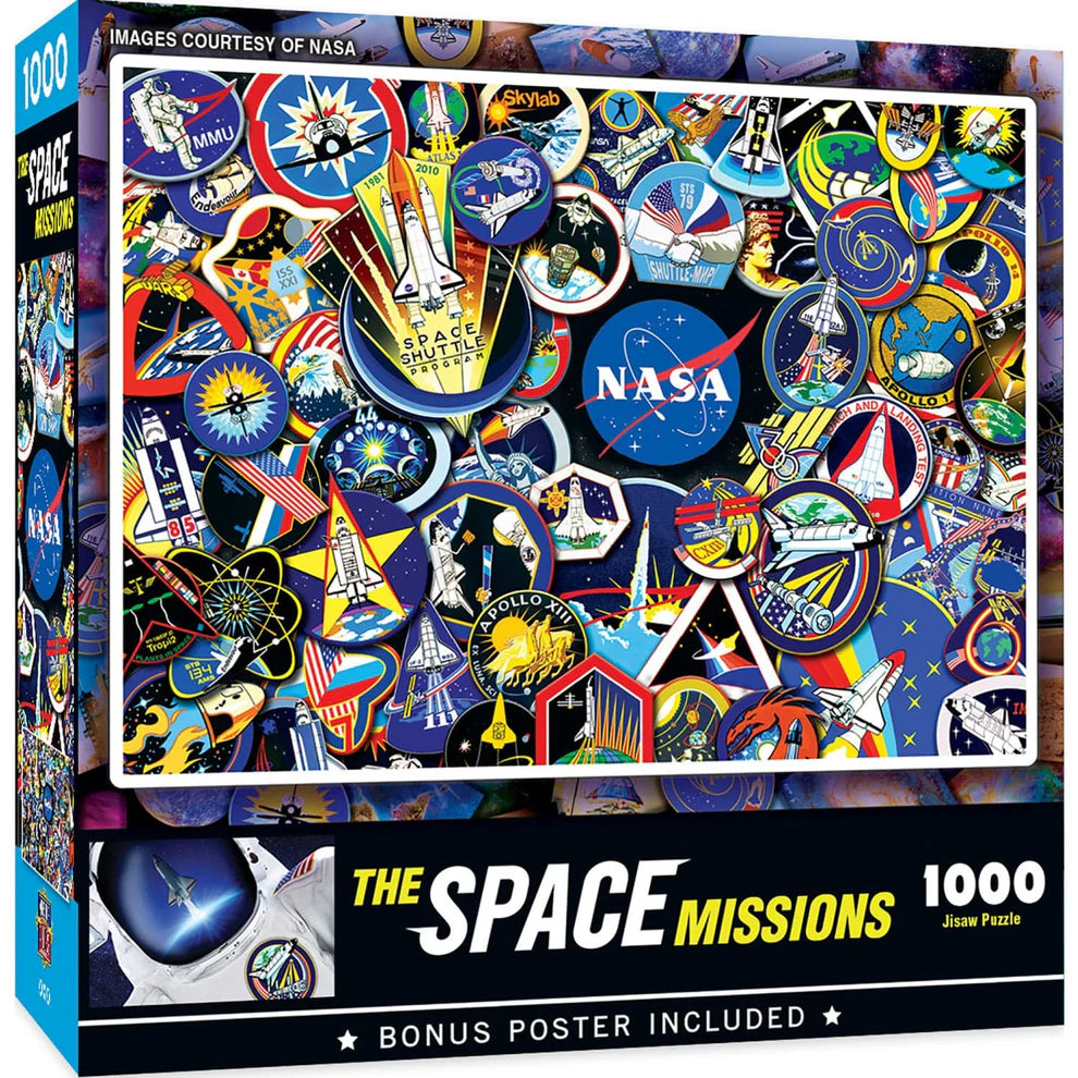 NASA The Space Missions 1000 Piece Puzzle