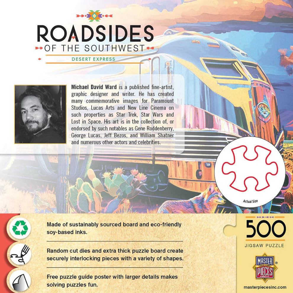 Desert Express Roadsides of The Southwest 500 Piece Puzzle