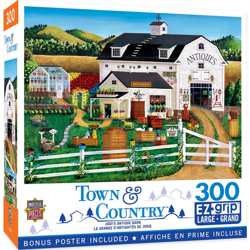 Jodi's Antique Barn - Town & Country 300 Piece Large Format Puzzle