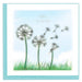 With Sympathy Dandelions Blank Quilling Card