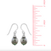 Boma Large Pearl Dangle Earrings - Grey
