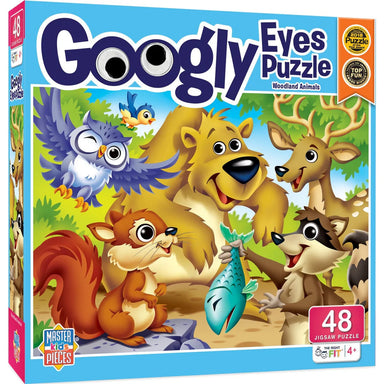Woodland Animals 48 Piece Googly Eye Puzzle
