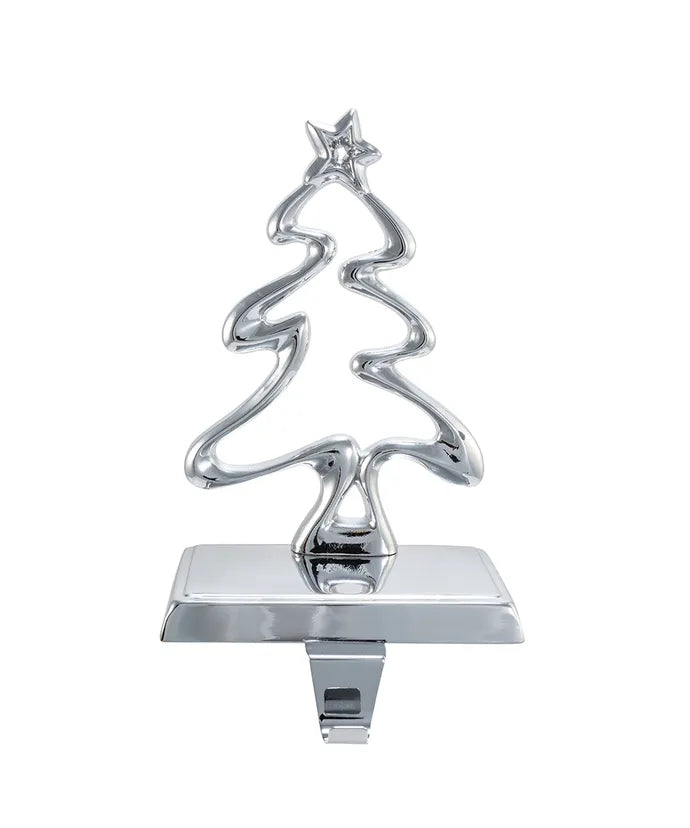 Silver Outline Tree Stocking Holder