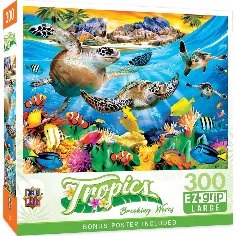 Breaking Waves 300 Piece Large Format Tropics Puzzle