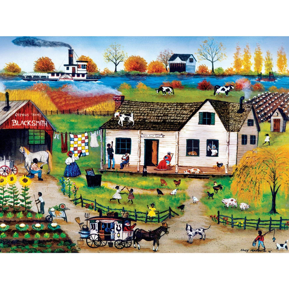 Old Peddler Man Homegrown 750 Piece Puzzle