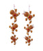 Triple Gingerbread Men String Ornament - Single, Various Options