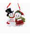 We're Expecting Snow Couple Ornament