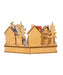 Wooden LED Musical Village House