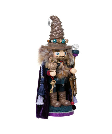 Kurt Adler Nutcracker 15" Brown Wizard
