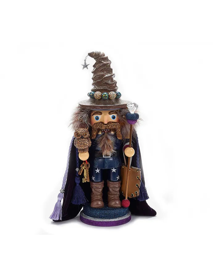 Kurt Adler Nutcracker 15" Brown Wizard