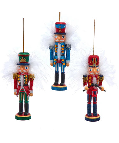 Colorful King and Soldier Nutcracker Ornament - Single, Various Styles