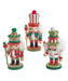 Kurt Adler Nutcracker 7" Red, White, Green - Single, Various Colors