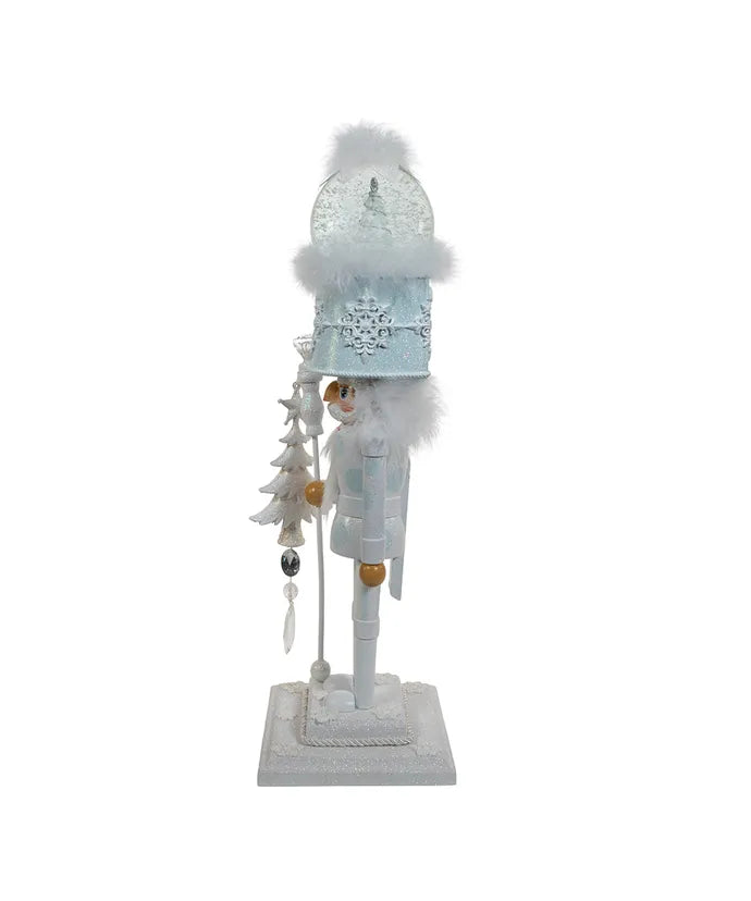 Kurt Adler Musical Water Globe Nutcracker White Soldier