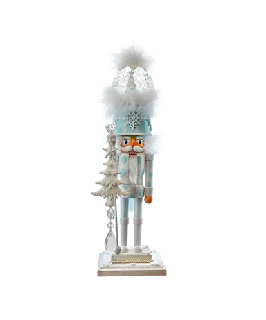 Kurt Adler Musical Water Globe Nutcracker White Soldier