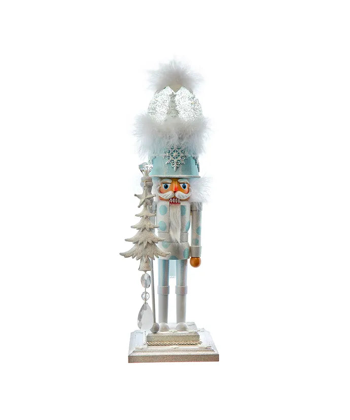 Kurt Adler Musical Water Globe Nutcracker White Soldier