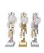 Nutcracker 15" White, Gold, or Silver - Single, Various Color Options