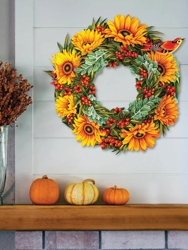 Pop Up Harvest Wreath and Note Card    