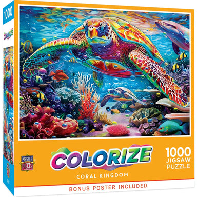 Coral Kingdom 1000 Piece Colorize Puzzle