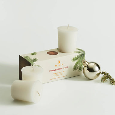 Thymes Frasier Fir Votive Candle Set