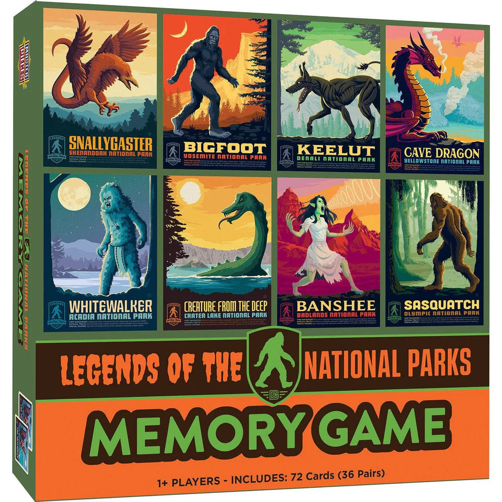 Legends of The National Parks Memory Game
