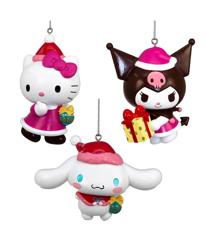 Hello Kitty™, Kuromi, or Cinnamoroll Ornament - (Single) Various Options