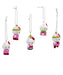 Hello Kitty™ Miniature Ornaments - 5-Piece Box