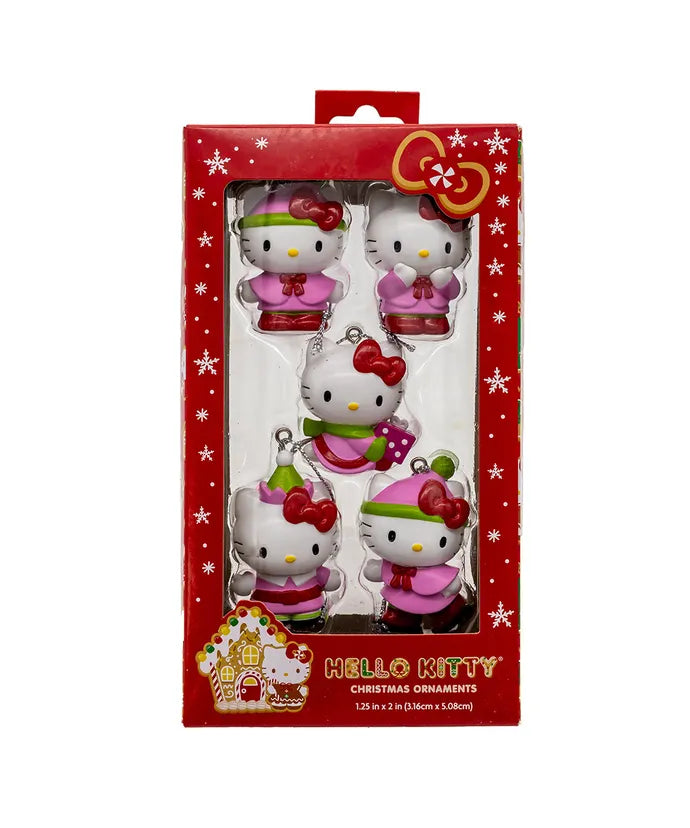 Hello Kitty™ Miniature Ornaments - 5-Piece Box