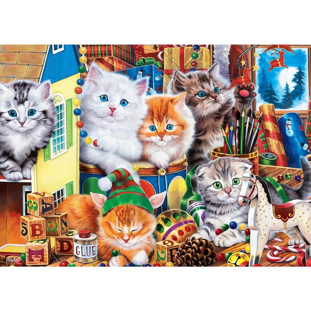 Whisker Wishes 500 Piece Glitter Sparkle and Shine Puzzle