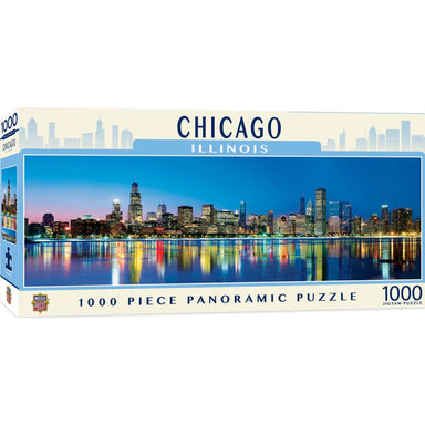 Chicago Illinois 1000 Piece Panoramic Puzzle