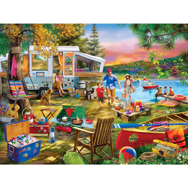 Waterside Wanderlust Campside 300 Piece Large Format Puzzle