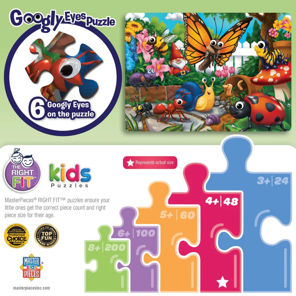Bug Zone 48 Piece Google Eyes Puzzle