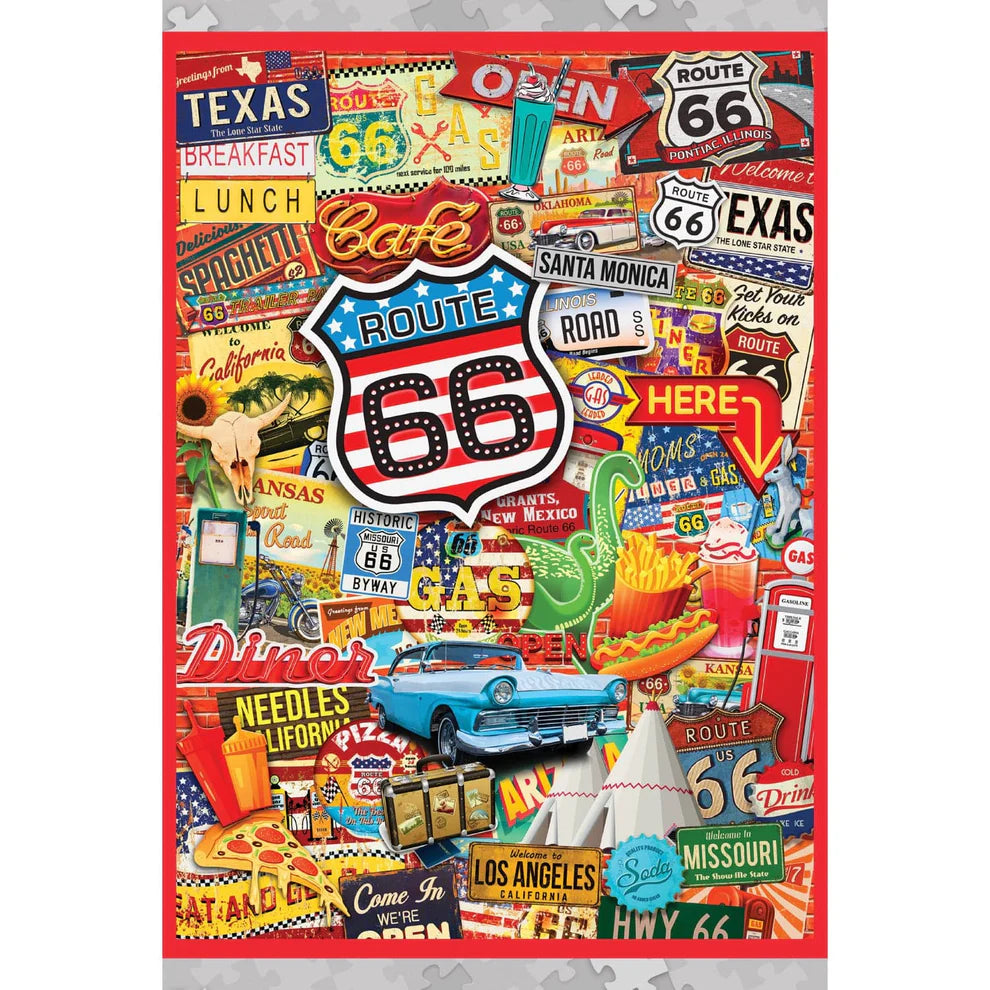 Route 66 - World's Smallest 1000 Piece Puzzle