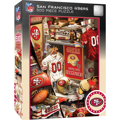 San Francisco 49ers Locker Room 500 Piece NFL Puzzle    