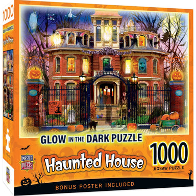 Glow Haunted House On The Hill 1000 Piece Puzzle
