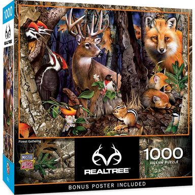 Forest Gathering 1000 Piece Realtree Puzzle