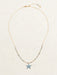 Holly Yashi Carmel Beaded Necklace - Seashore Blue    
