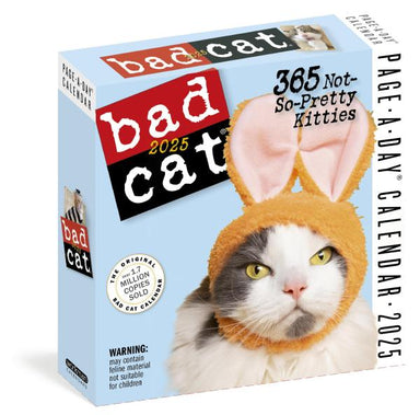 Bad Cat 2025 Page A Day Calendar    