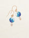 Holly Yashi Coral Reef Earrings - Blue/Gold    