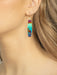 Holly Yashi Koa Earrings - Teal Skies    
