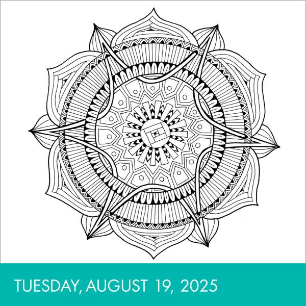 Calm Coloring 2025 Page A Day Calendar    