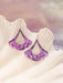 Holly Yashi Mermaid Dreams Earrings - Mermaid Purple    