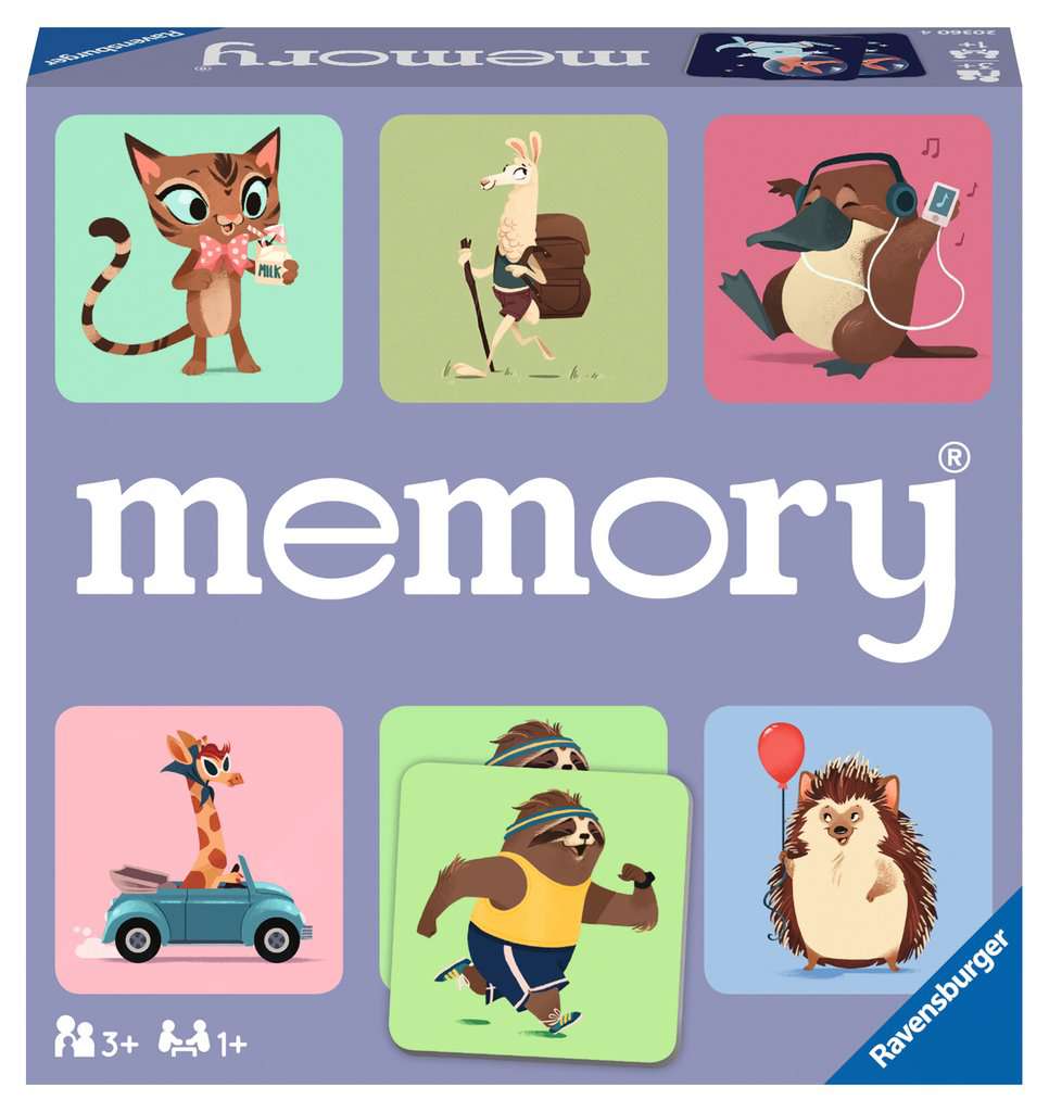 Wild World Of Animals Memory Game    